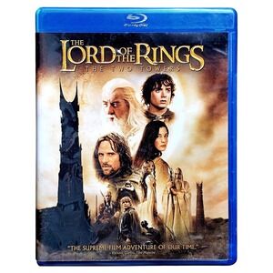 Lord of the Rings Two Towers Blu-ray DVD Fantasy Movie 794043140655 Excellent